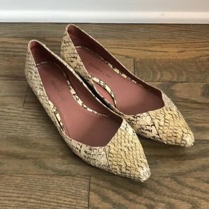 Derek Lam Snakeskin Flats